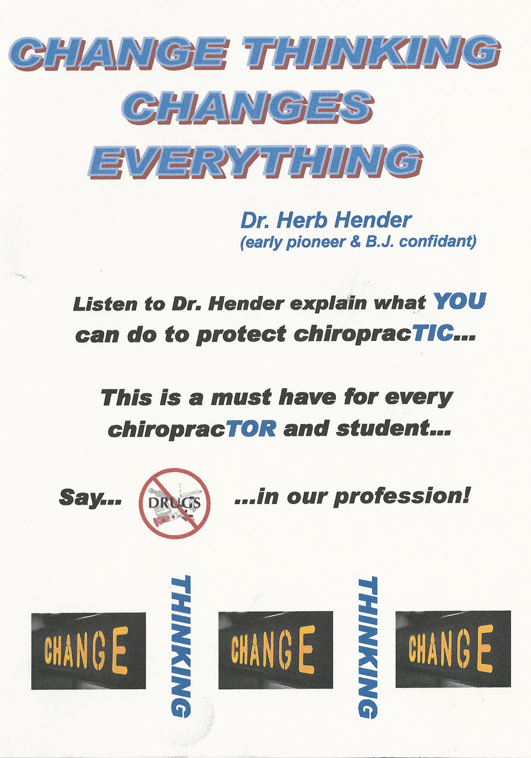 Change Thinking Changes Everything (A must for every DC & Student) MP3